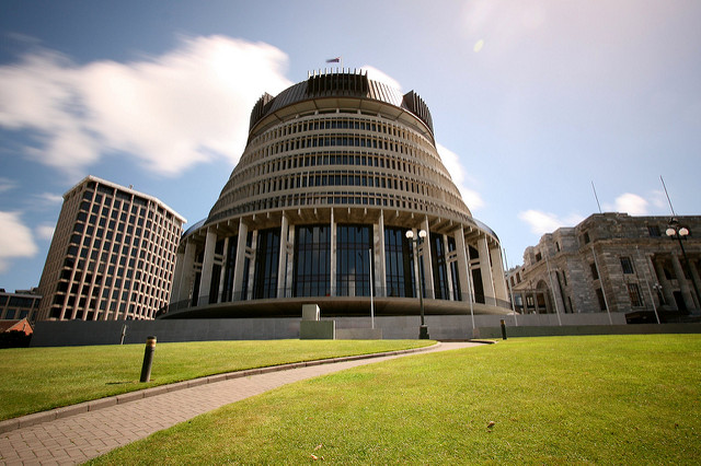 The Beehive: Parliament House in Wellington