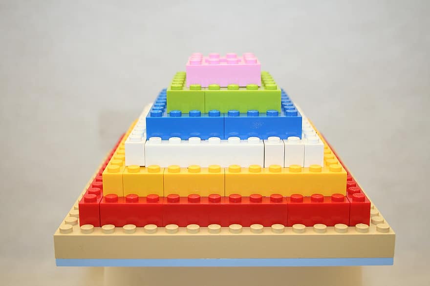 cake made of Lego