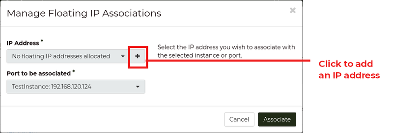 popup-managefloatingipassociations