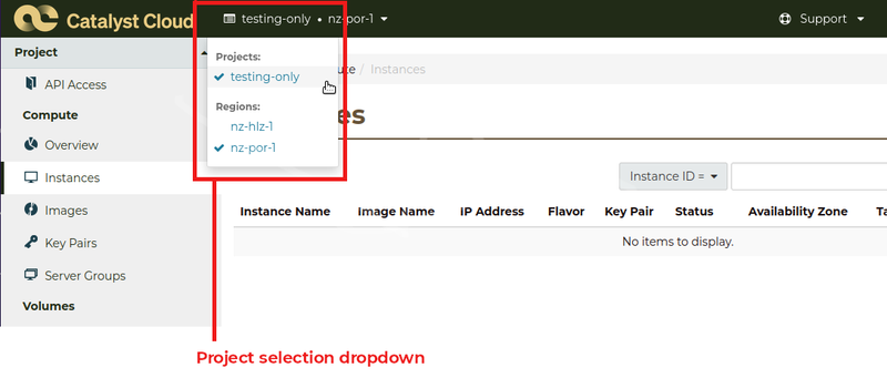 dashboard-select-project