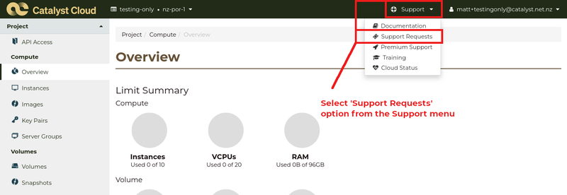 dashboard-support-link
